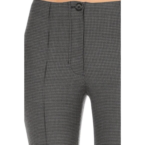 Helmut Lang Houndstooth Cropped Flare Pant Size 2 - Picture 2 of 16